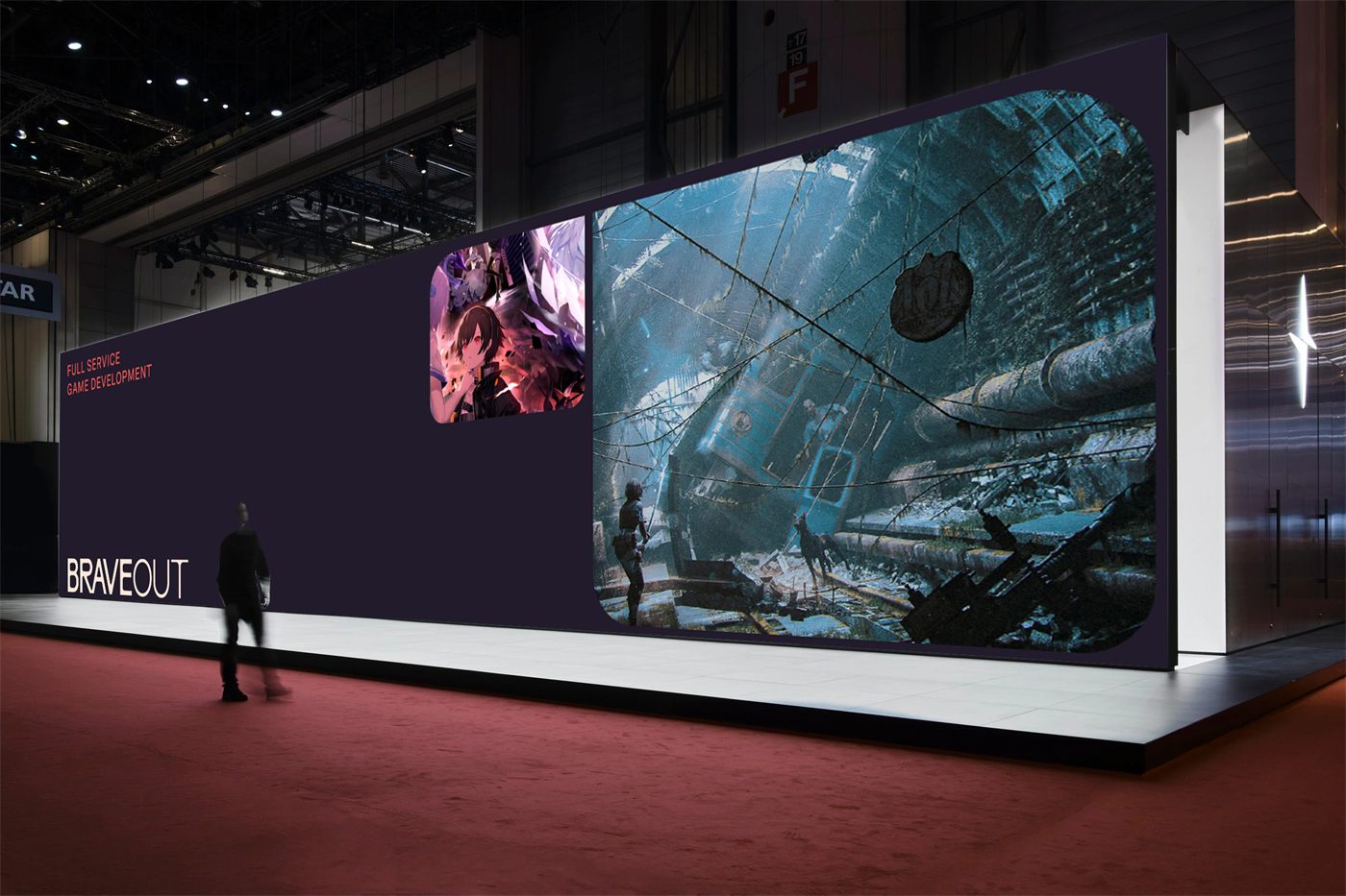 BRAVEOUT event wall