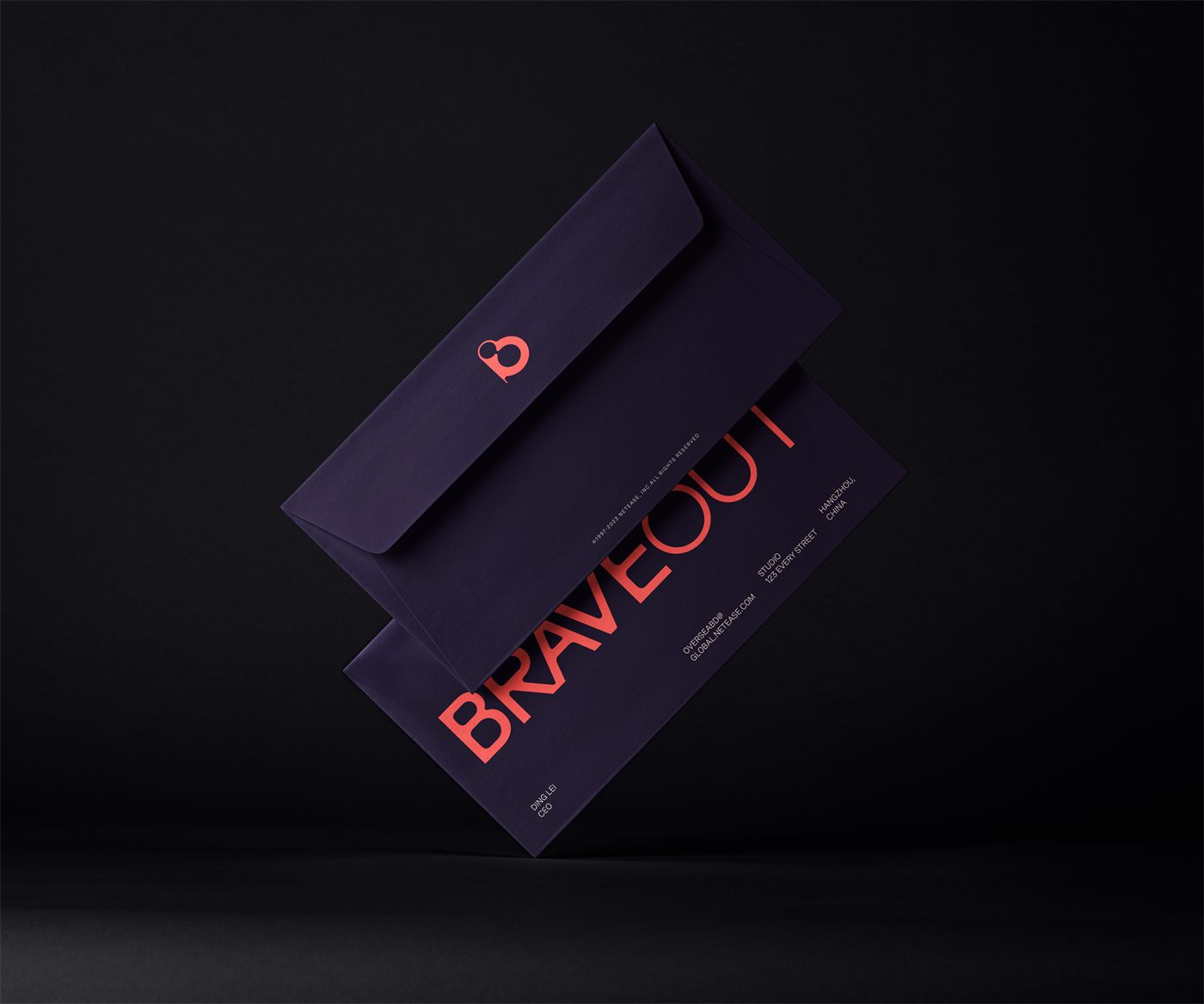 BRAVEOUT envelope