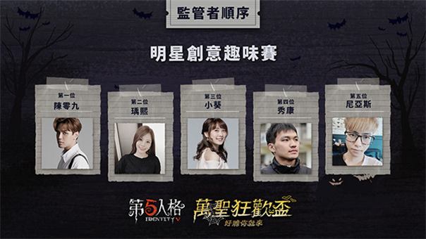 Identity V broadcast graphic