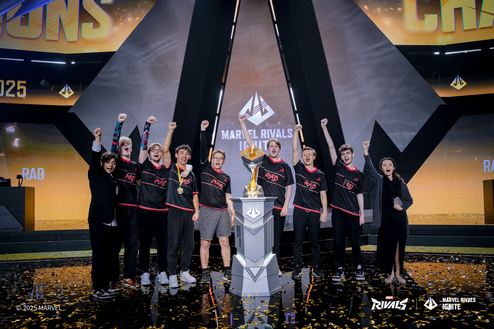 RAD lift the mid-season trophy