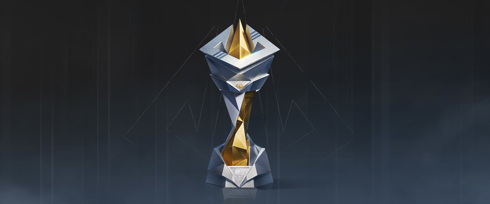 Mid-season finals trophy render