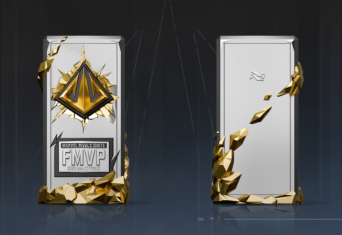 FMVP trophy, front and back