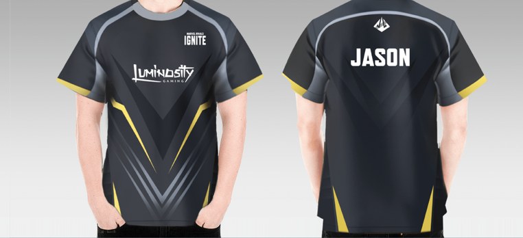 IGNITE player jersey, black kit