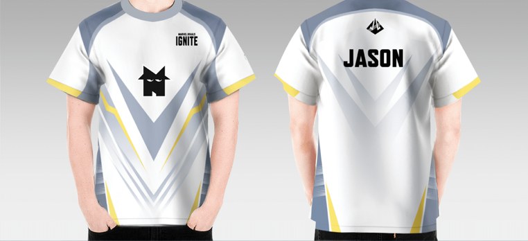 IGNITE player jersey, white kit