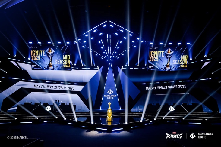 Trophy on the IGNITE 2025 mid-season stage
